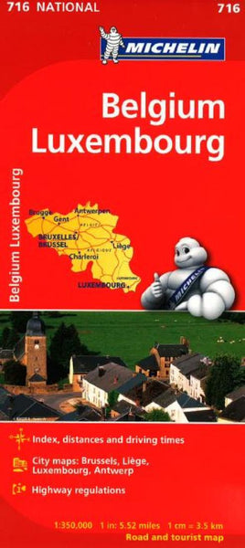 Buy map Belgium and Luxembourg (716) by Michelin Maps and Guides