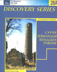 Buy map Cavan, Fermanagh, Monaghan, Tyrone Ireland Discovery Series #28A