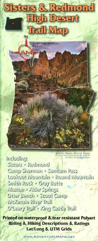 Buy map Sisters & Redmond High Desert Trail Map by Adventure Maps