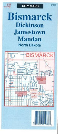 Buy map Bismarck, Dickinson, Jamestown, and Mandan, North Dakota by The Seeger Map Company Inc.