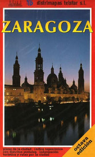 Buy map Zaragoza/Saragossa, Spain by Distrimapas Telstar, S.L.