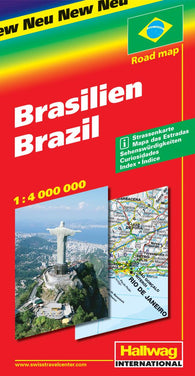 Buy map Brazil by Hallwag
