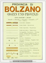 Buy map Provincia di Bolzano (Bozen und Provinz)
