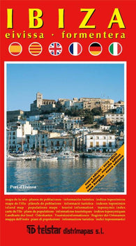 Buy map Ibiza, Eivissa and Formentera, Spain by Distrimapas Telstar, S.L.