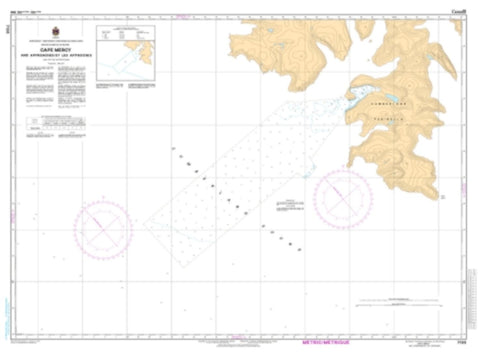Buy map Cape  Mercy and Approaches/et les Approches by Canadian Hydrographic Service