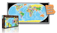 Buy map Global Puzzle, 600 piece by Broader View