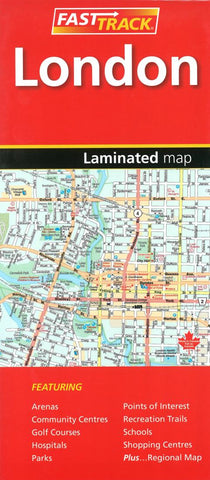 Buy map London, Ontario by Canadian Cartographics Corporation