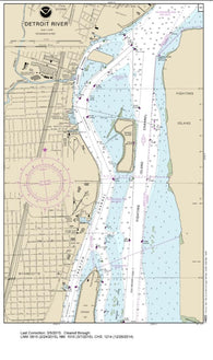 Buy map SMALL-CRAFT BOOK CHART - Detroit River, Lake St. Clair and St. Clair River (book of 47 charts) (14853-17) by NOAA