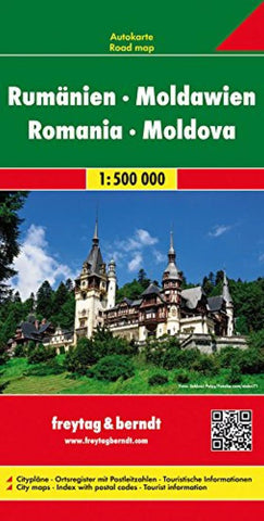 Buy map Romania and Moldova by Freytag-Berndt und Artaria
