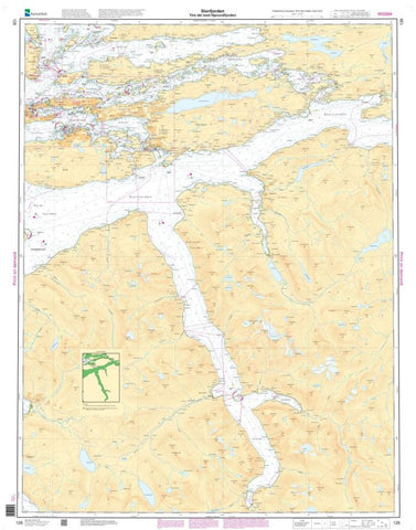 Buy map STORFJORDEN. YTRE DEL MED HJØRUNDFJORDEN (126) by Kartverket
