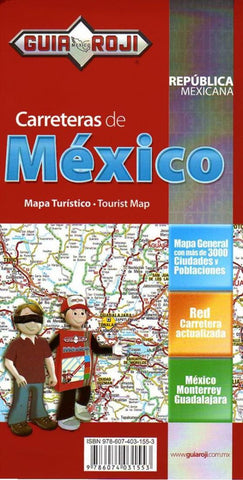 Buy map Mexico, Road/Tourist Map by Guia Roji