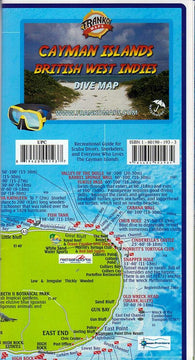 Buy map Frankos map of the Cayman Islands : British West Indies