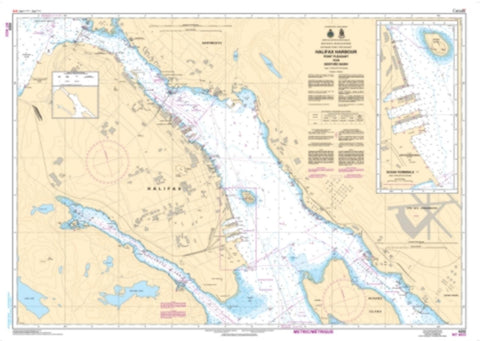 Buy map Halifax Harbour - Point Pleasant to/a Bedford Basin by Canadian Hydrographic Service
