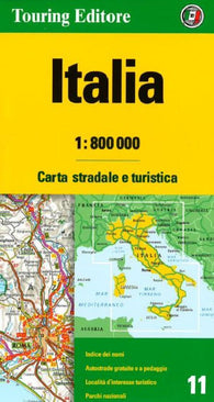 Buy map Italy by Touring Club Italiano