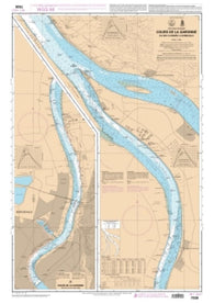 Buy map Cours de la Garonne - Du Bec dAmbes a Bordeaux by SHOM