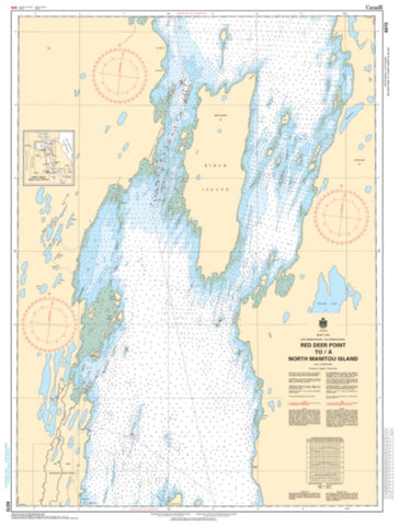 Buy map Red Deer Point to/a North Manitou Island by Canadian Hydrographic Service