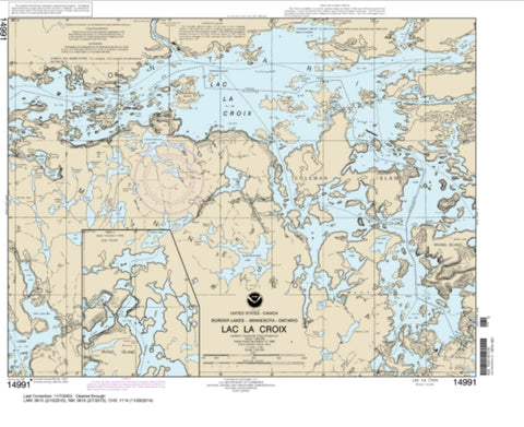 Buy map Lac la Croix (14991-10) by NOAA