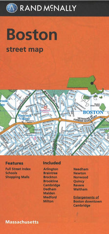Buy map Boston, Massachusetts Street Map