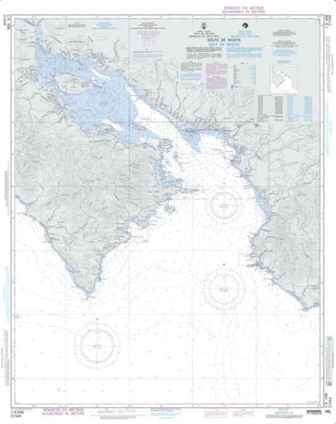 Buy map C.R. 006, Gulf Of Nicoya (NGA-21544-20) by National Geospatial-Intelligence Agency