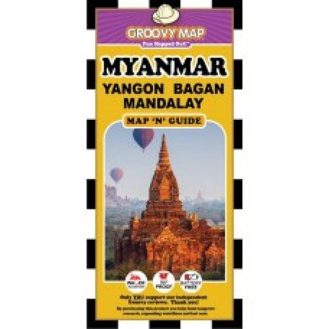 Buy map Myanmar, Yangon, Bagan and Mandalay, Map n Guide by Groovy Map Co.