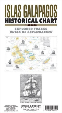 Buy map Galapagos Islands Historical Chart by Zagier y Urruty