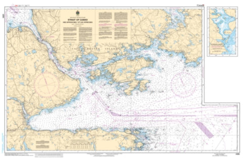 Buy map Strait of Canso and Approaches/et les Approches by Canadian Hydrographic Service