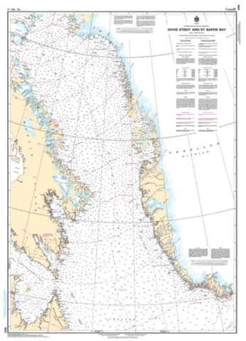 Buy map Davis Strait and/et Baffin Bay by Canadian Hydrographic Service