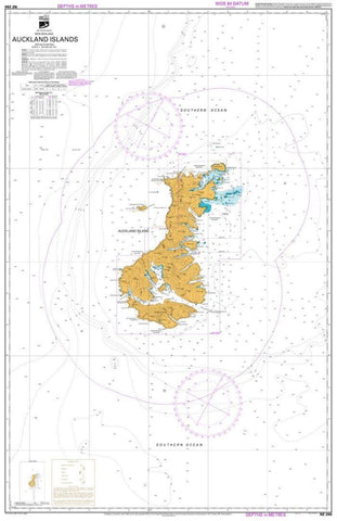 Buy map AUCKLAND ISLANDS (286) by Land Information New Zealand (LINZ)