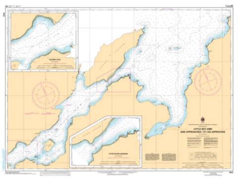 Buy map Little Bay Arm and Approaches/et les Approches by Canadian Hydrographic Service