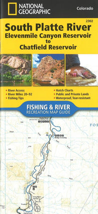 Buy map South Platte River : Elevenmile Canyon reservoir to Chatfield reservoir