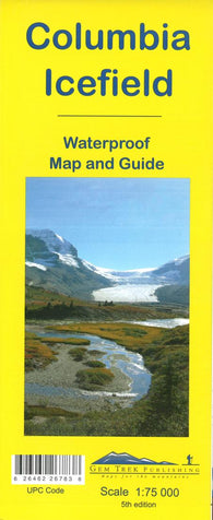 Buy map Columbia Icefield Map and Guide (waterproof) by Gem Trek