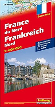 Buy map France du nord = Frankreich nord