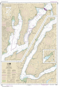 Buy map Puget Sound-Hood Canal and Dabob Bay (18476-6) by NOAA