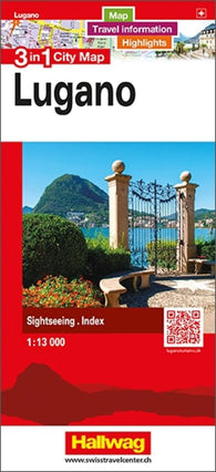 Buy map Lugano : 3 in 1 city map : Map : Travel Information : Highlights