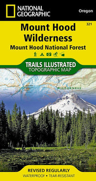 Buy map Mount Hood, Wilderness, Map 321