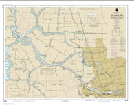 Buy map San Joaquin River Stockton Deep Water Channel Medford Island to Stockton (18663-6) by NOAA