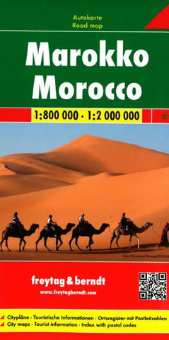 Buy map Morocco by Freytag-Berndt und Artaria