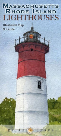 Buy map Massachusetts : Rhode Island lighthouses