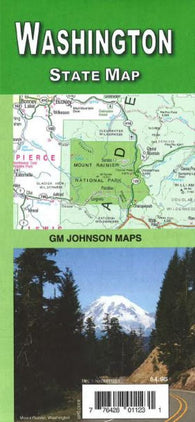 Buy map Washington State Map by GM Johnson