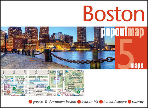 Buy map Boston, MA PopOut Map by PopOut Products