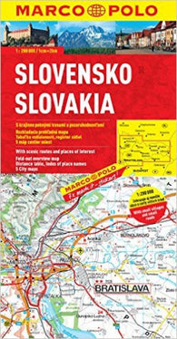 Buy map Slovakia by Marco Polo Travel Publishing Ltd