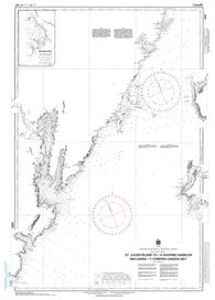 Buy map St. Julien Island to/a Hooping Harbour Including/Y Compris Canada Bay by Canadian Hydrographic Service
