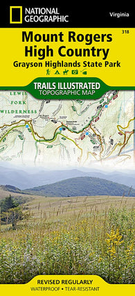 Buy map Mount Rogers High Country : Grayson Highlands State Park