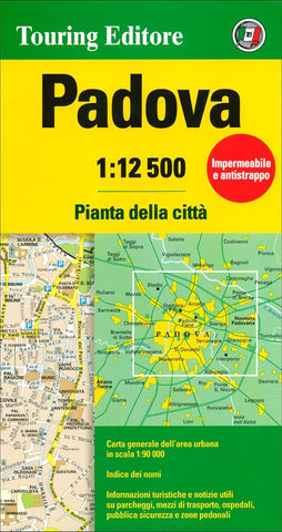 Buy map Padova, Italy by Touring Club Italiano