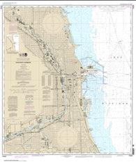 Buy map Chicago Harbor (14928-23) by NOAA