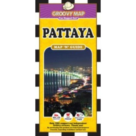 Buy map Pattaya, Thailand, Map n Guide by Groovy Map Co.