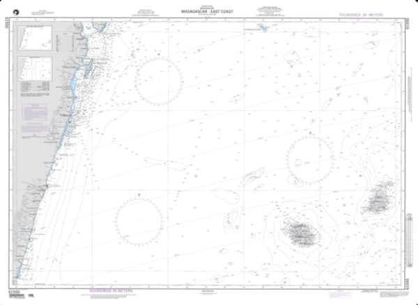 Buy map Madagascar - East Coast (NGA-61550-2) by National Geospatial-Intelligence Agency