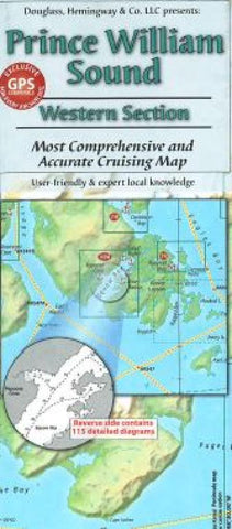 Buy map Prince William Sound, Alaska, Western Section by Fine Edge