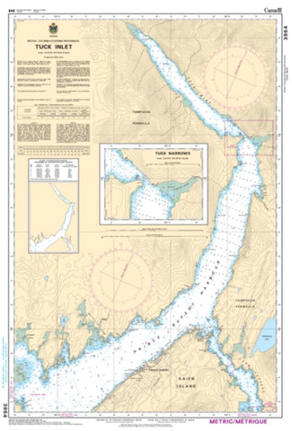 Buy map Tuck Inlet by Canadian Hydrographic Service