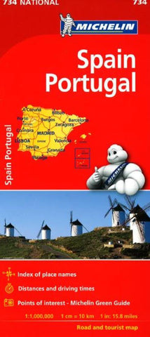 Buy map Spain and Portugal (734) by Michelin Maps and Guides